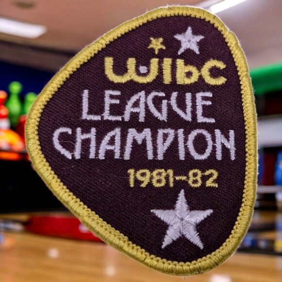 Vintage WIBC League Champion 1981 - 1982 Bowling Patch‎ NOS 80s - Picture 1 of 5